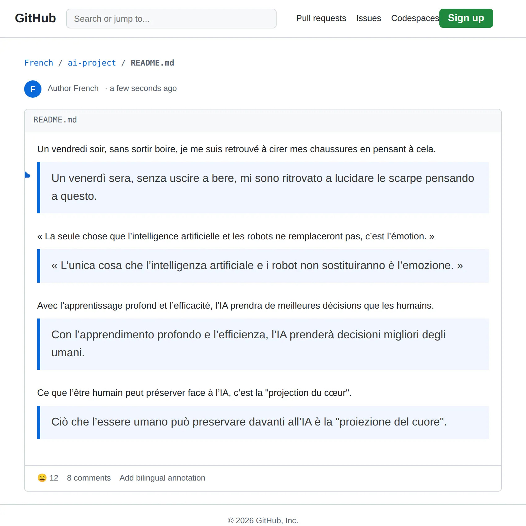 French repository translated to Italian with BothLang