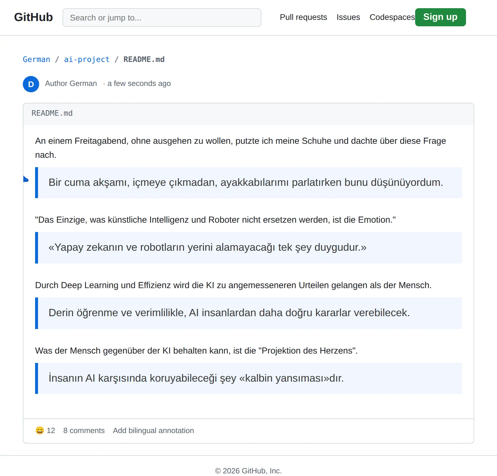 German repository translated to Turkish with BothLang