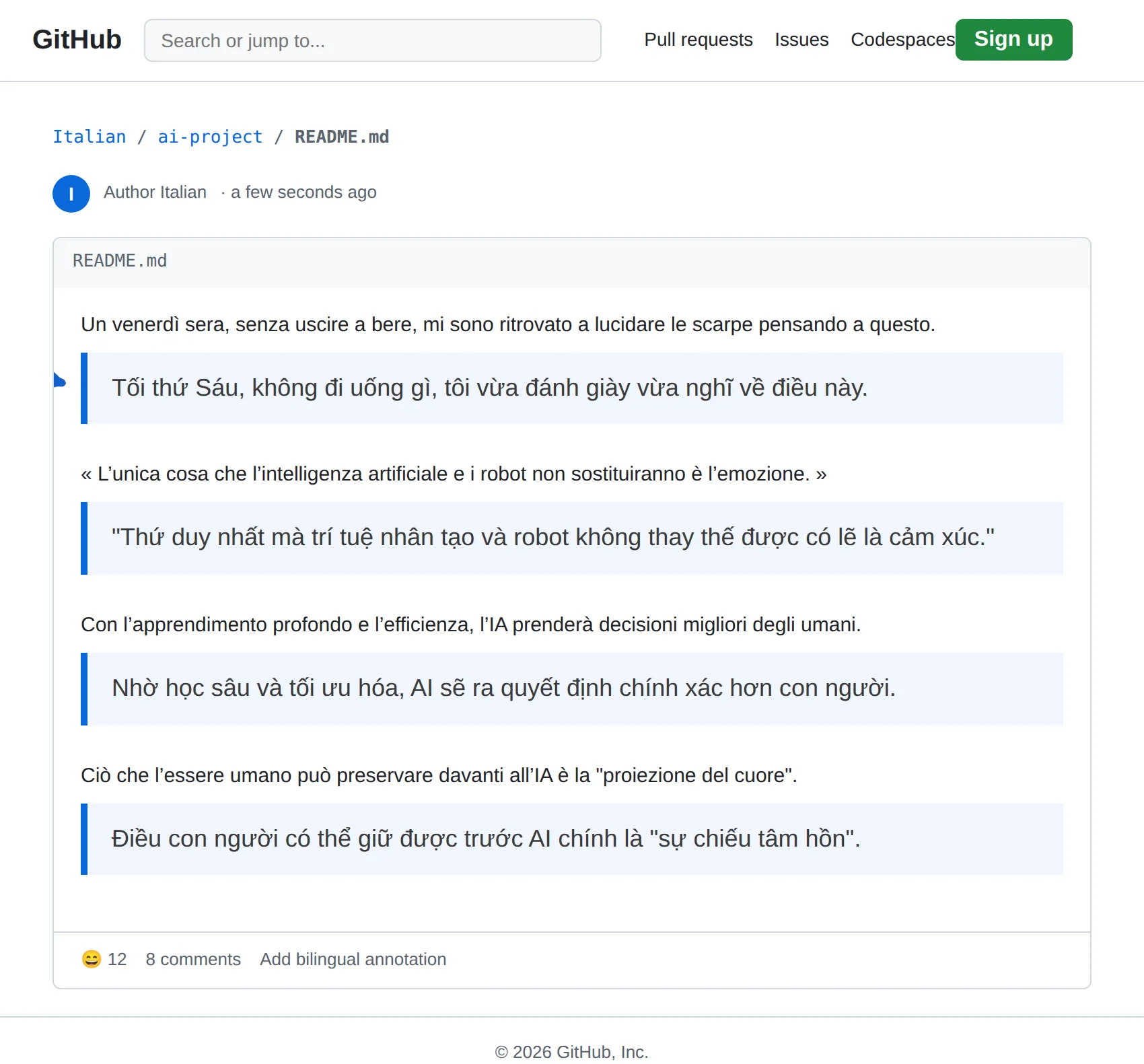 Italian repository translated to Vietnamese with BothLang