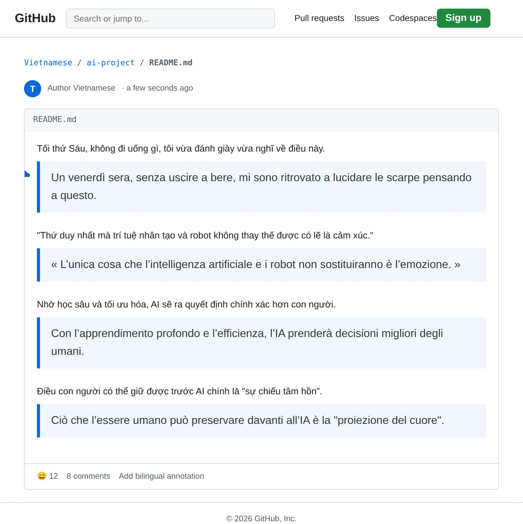 Vietnamese repository translated to Italian with BothLang